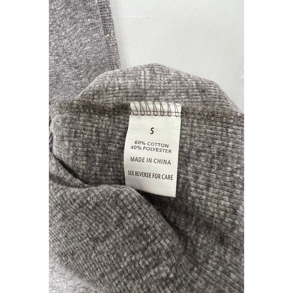 Grey Rib Knit Long Cardigan Extra Small - Picture 6 of 7